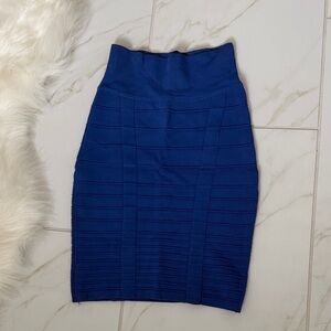 Guess by Marciano Royal Blue Bandage Pencil Skirt